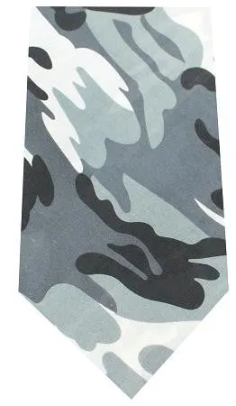 Plain Patterned Bandana Grey Camo
