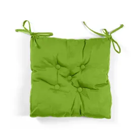Premium Green Chair Pads with Ties suitable for Dining Room For Indoor Outdoor Garden Patio Kitchen Office Chairs