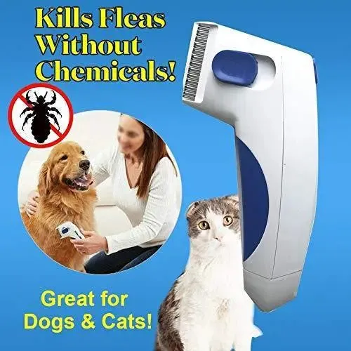 Professional Electric Flea Comb for Dogs, Cat Comb, Pet Comb for Ticks and Flea