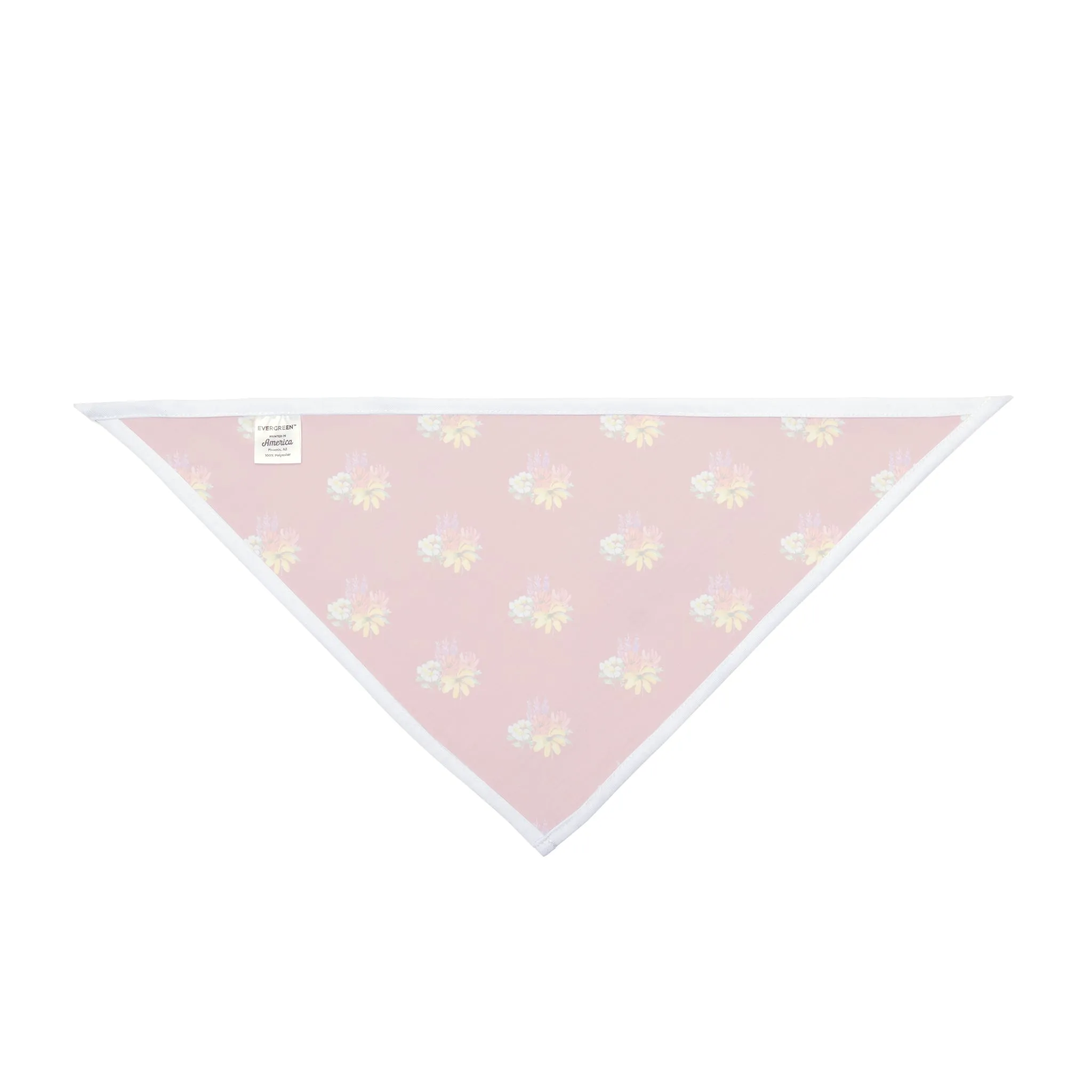 Red Flowers Pet Bandana