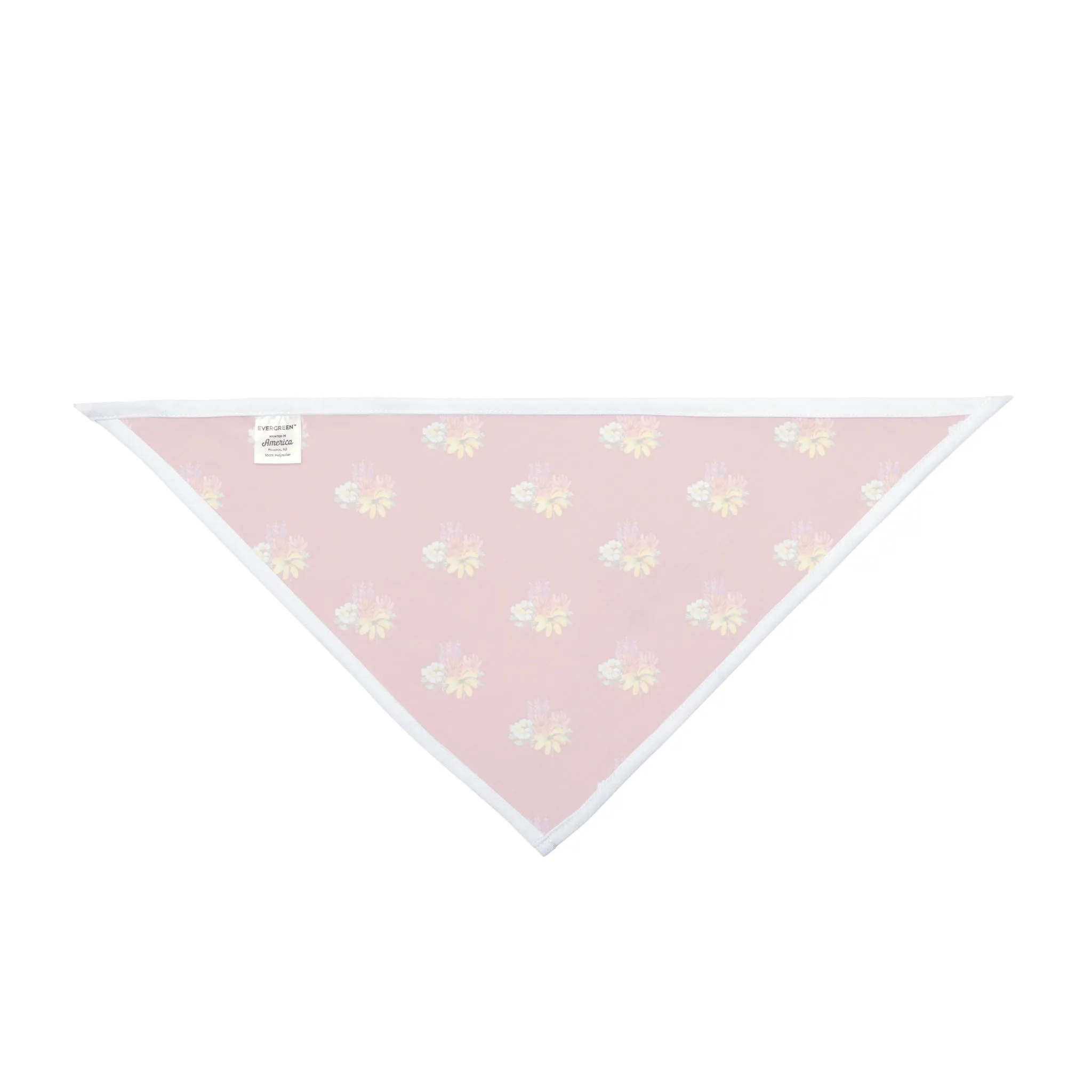 Red Flowers Pet Bandana