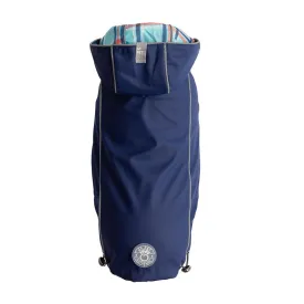 Reversible Elasto-Fit Navy Raincoat for Stylish Dogs