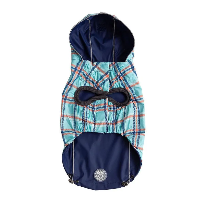 Reversible Elasto-Fit Navy Raincoat for Stylish Dogs