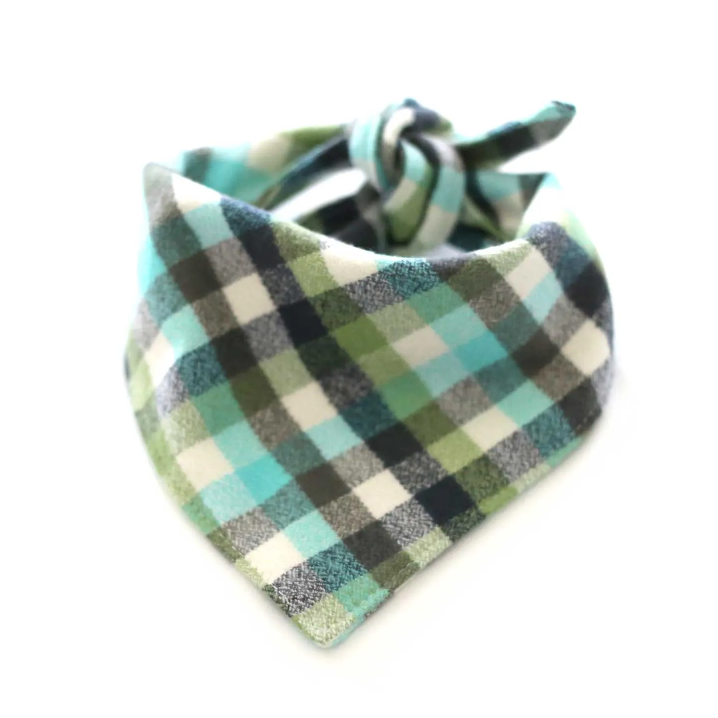 Rosemary Flannel Dog Bandana