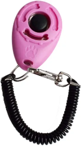 SERYU 1 Piece New Dog Pet Click Clicker Training Trainer Aid Wrist Strap