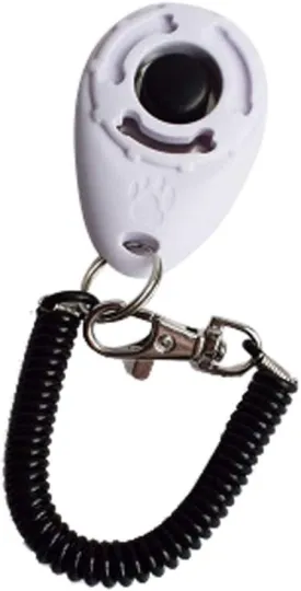 SERYU 1 Piece New Dog Pet Click Clicker Training Trainer Aid Wrist Strap