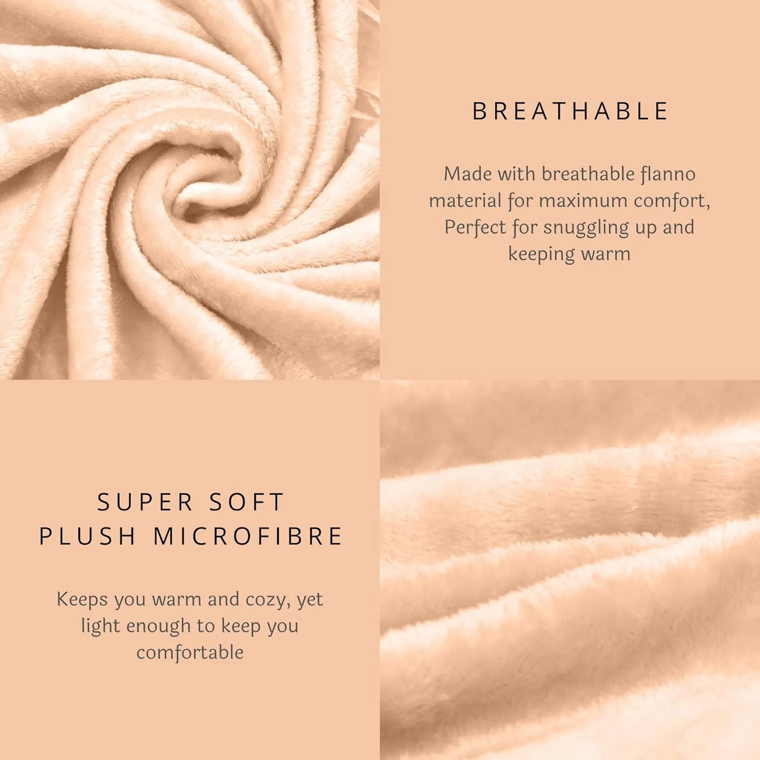 Soft Blanket - Reversible Lightweight Breathable Warm Cozy Throw Blanket for Couch - Tuft Bush - 30x40 Inches