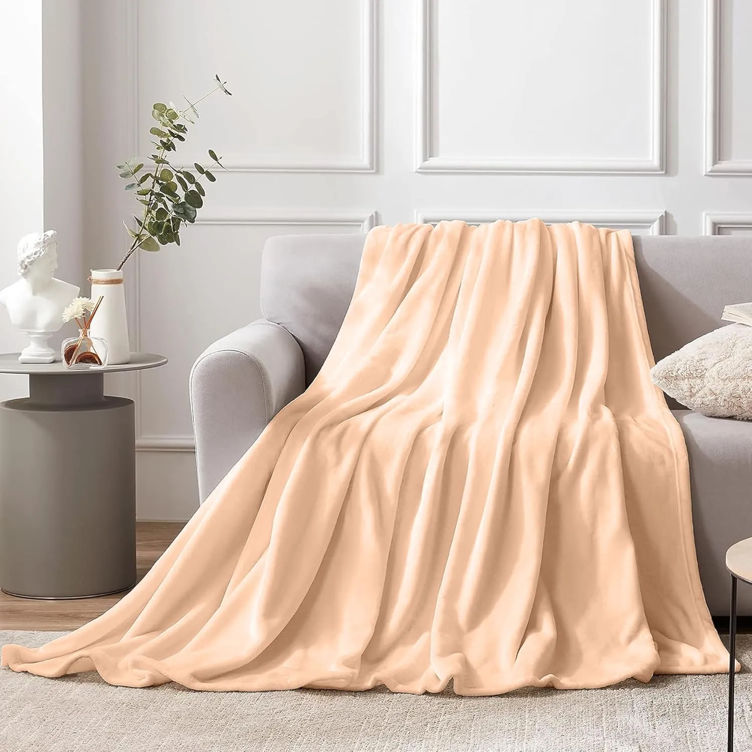 Soft Blanket - Reversible Lightweight Breathable Warm Cozy Throw Blanket for Couch - Tuft Bush - 30x40 Inches
