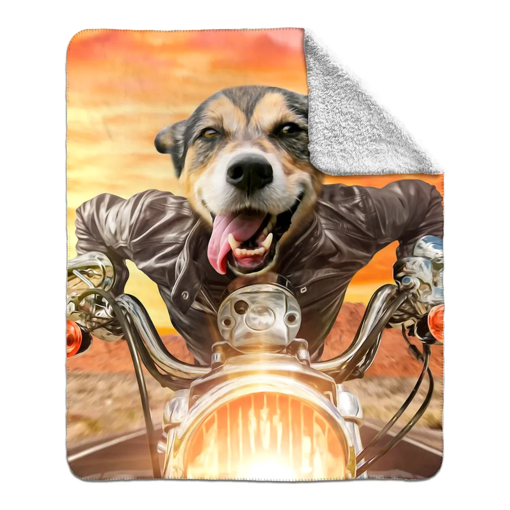 SQUEEZY RIDER - FLEECE SHERPA BLANKET