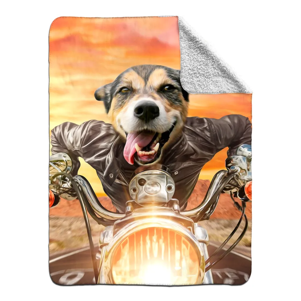 SQUEEZY RIDER - FLEECE SHERPA BLANKET