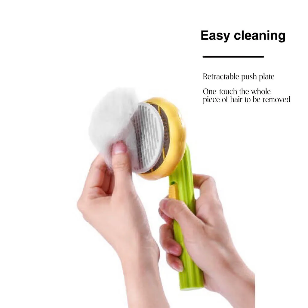Sunflower Design Pet Cat Dog Brush