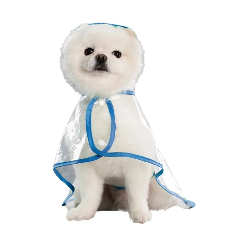 Transparent Raincoat for Dogs - Durable, Windproof, and Waterproof