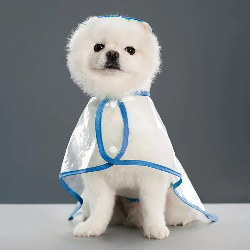 Transparent Raincoat for Dogs - Durable, Windproof, and Waterproof