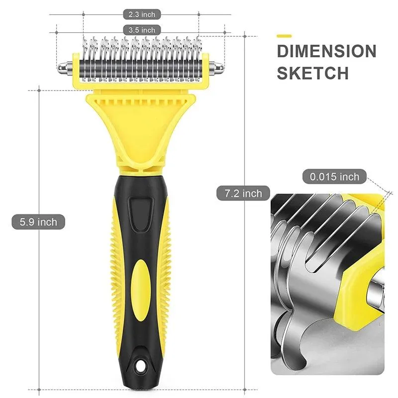 Two-Sided Grooming Brush for Cats