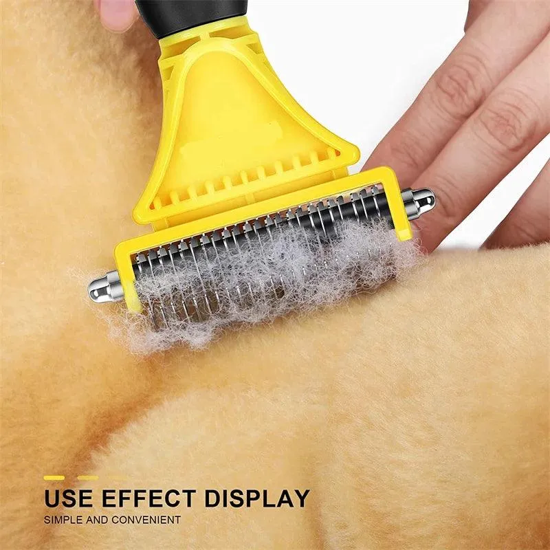 Two-Sided Grooming Brush for Cats