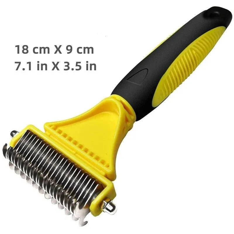 Two-Sided Grooming Brush for Cats