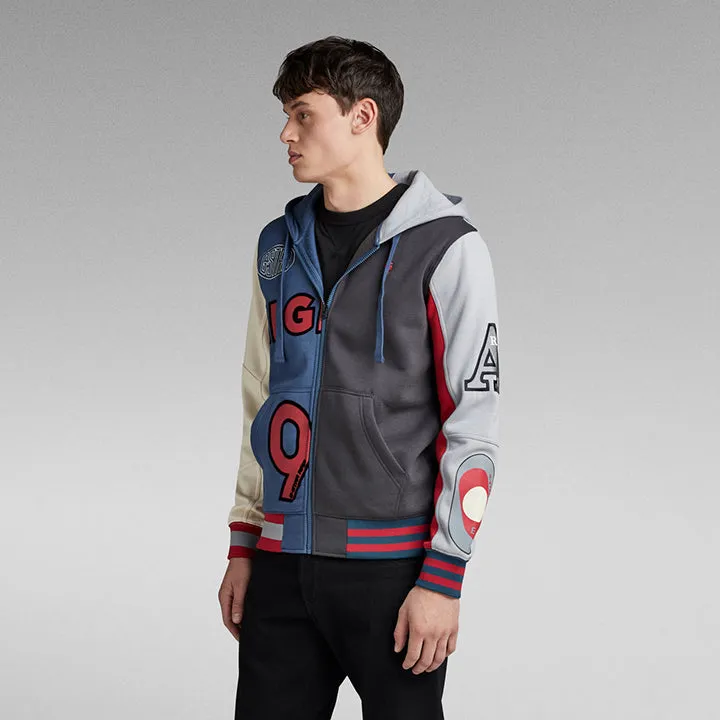 Varsity Hdd Zip Thru SW L/S - GD24702A971G178