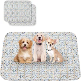 Washable Dog Pee Pads, 2-Pack Absorbent Reusable Puppy Pads, Machine Washable, Soft and Non-Slip, Waterproof and Leak-Proof Training Mats, Perfect for Crate, Sofa, Playpen, Bed