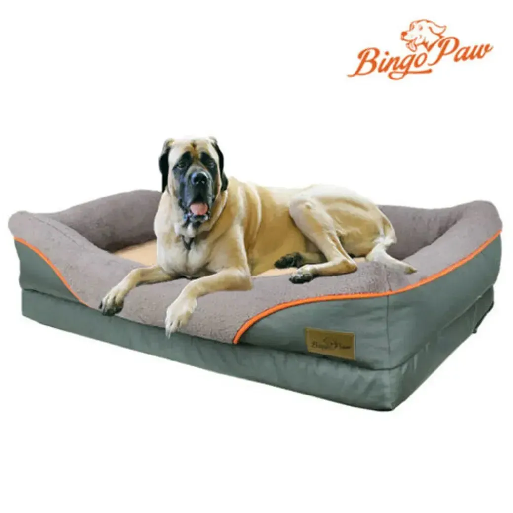 Waterproof Dog Bed Heavy Duty Large Orthopedic Pet Bed Soft Cushion Foam Waterproof Sofa Dog Bed XL