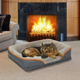 Waterproof Dog Bed Heavy Duty Large Orthopedic Pet Bed Soft Cushion Foam Waterproof Sofa Dog Bed XL